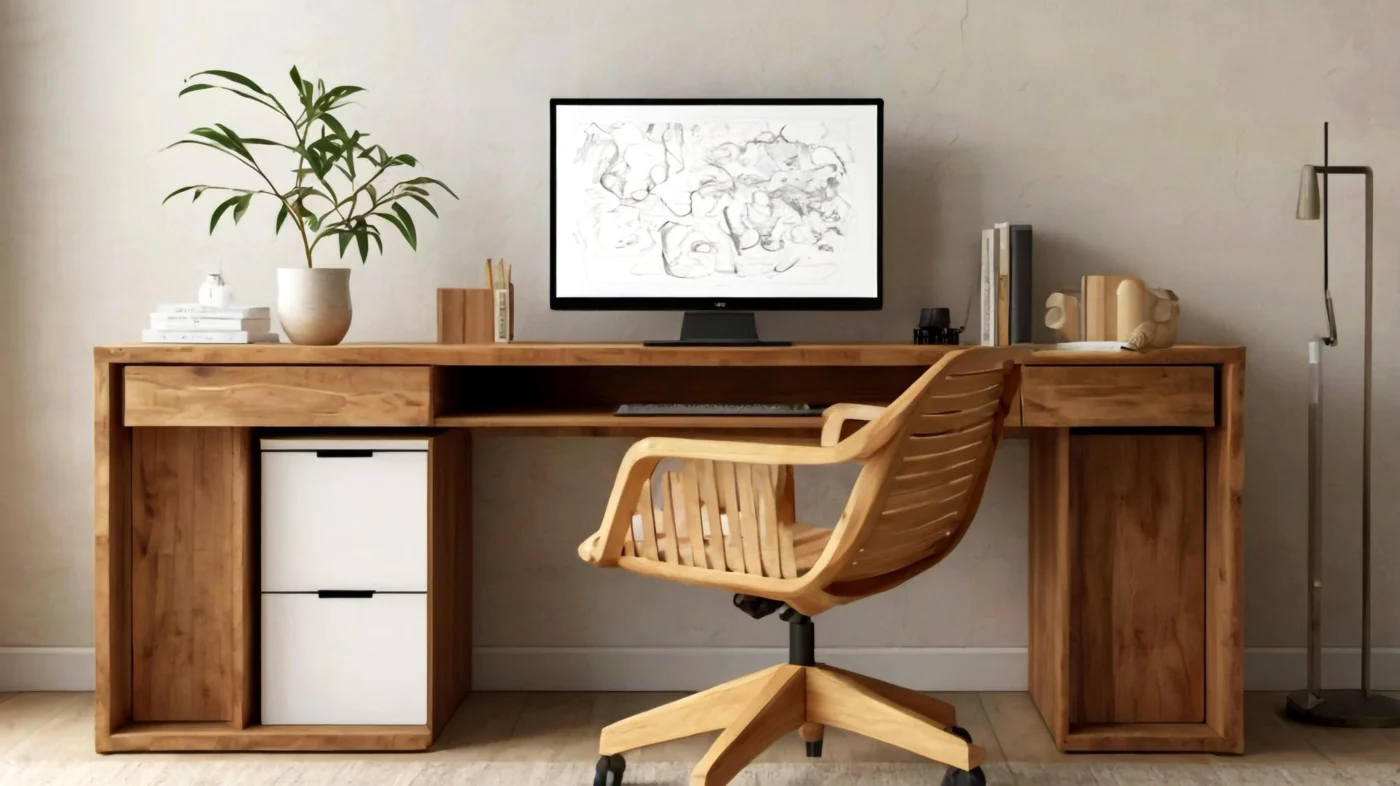 A freelancer working on-site, running their own limited company