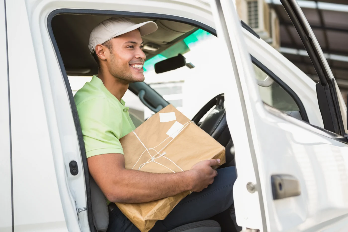 A director driving their own car on a business journey