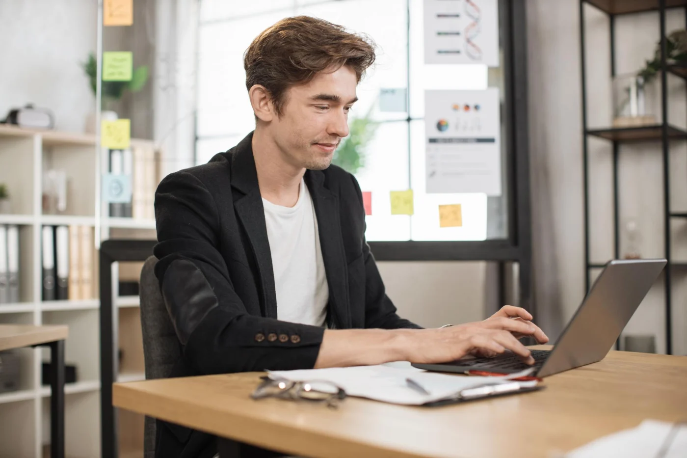 A new owner reviewing the paperwork for a ready-made limited company